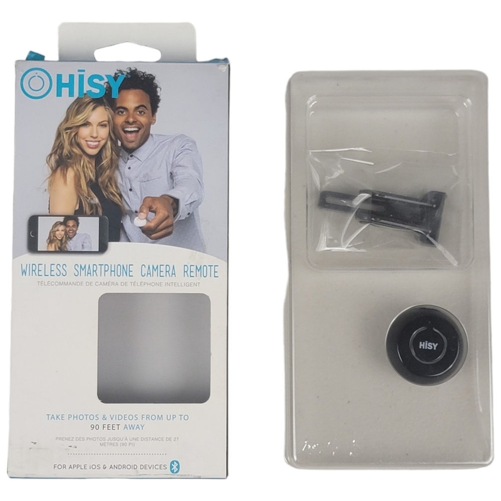 Hisy Wireless Smartphone Camera Remote for Apple & Android Devices